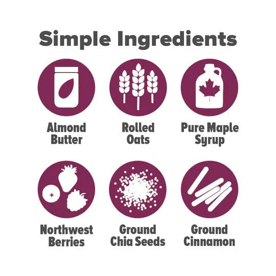 Trail Butter Triple Berry Almond Butter Granola - Lil' Crunch 2.8 oz Bag - Image 3