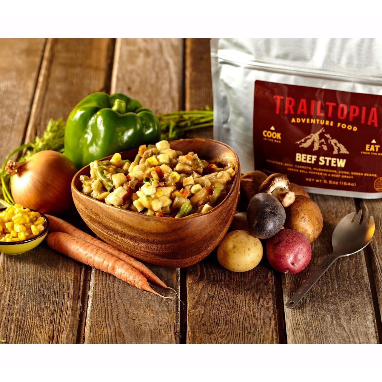 Trailtopia Adventure Food Beef Stew - SINGLE SERVE - Image 3