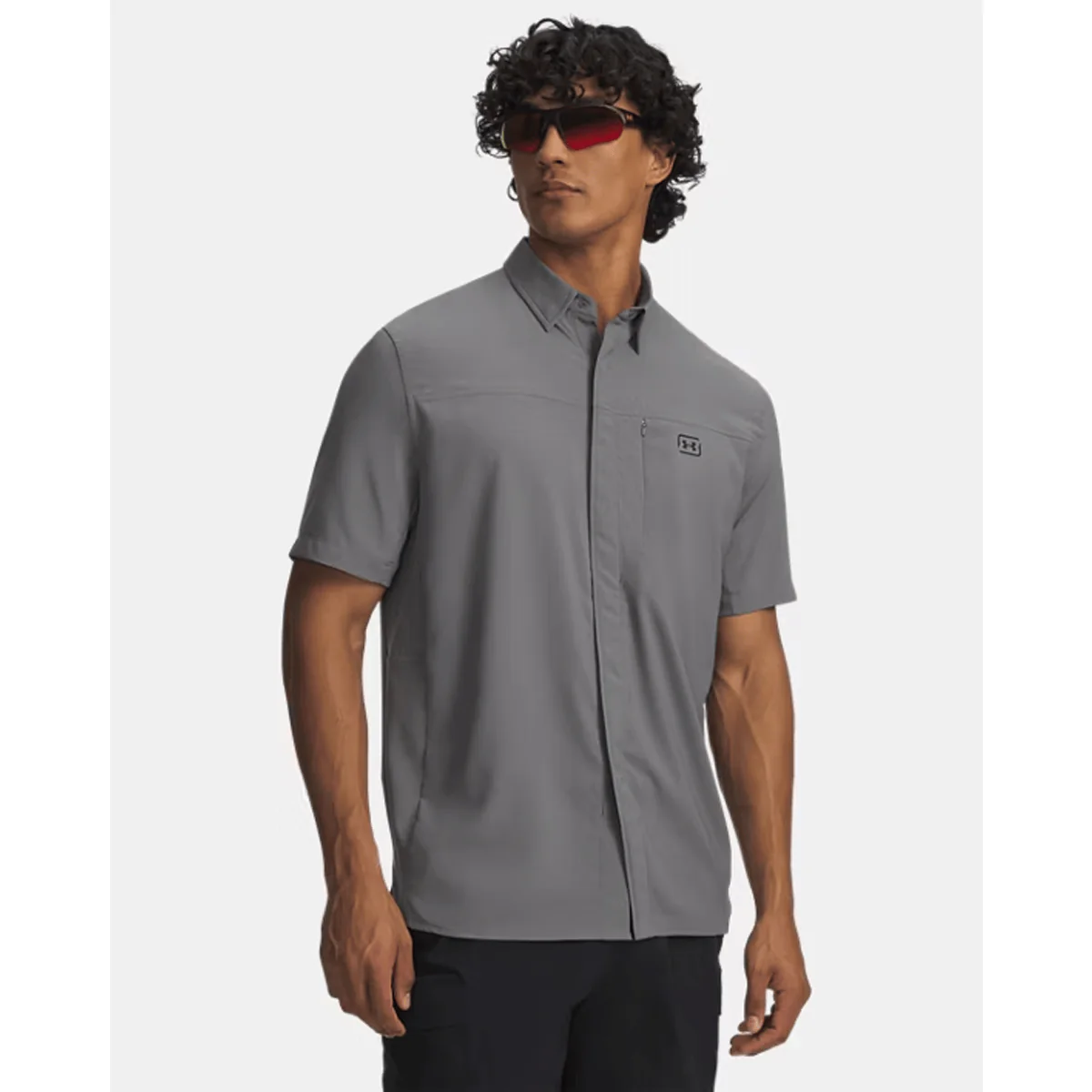 Under Armour Fish Pro Hybrid Woven Men's Short Sleeve - Image 2