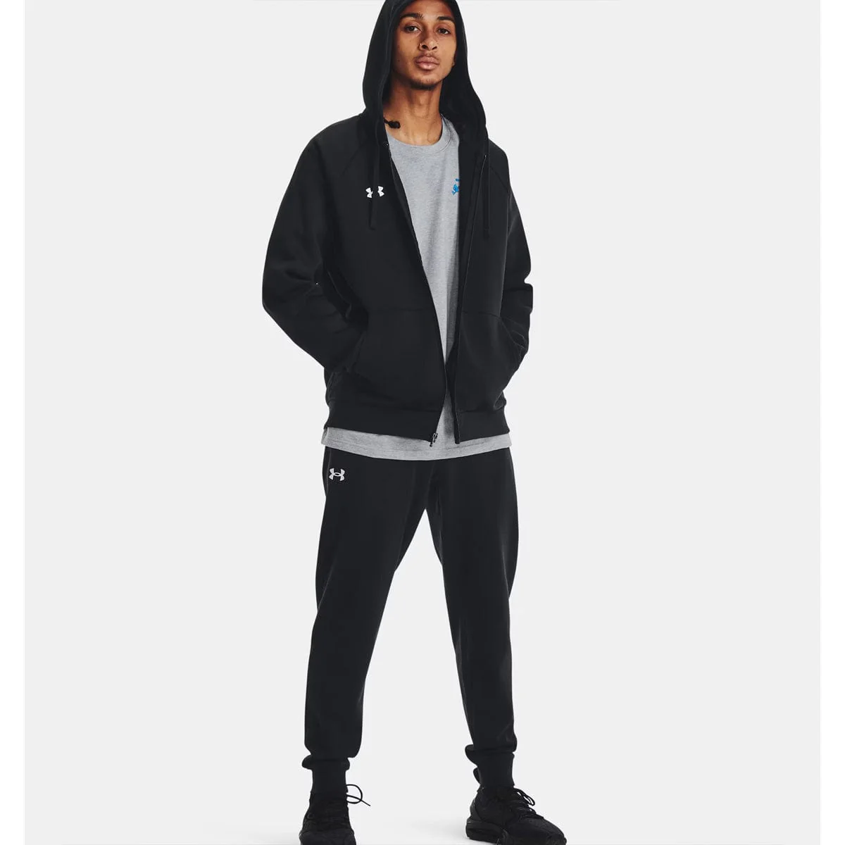 Under Armour Men's UA Rival Fleece Full-Zip Hoodie - Image 3