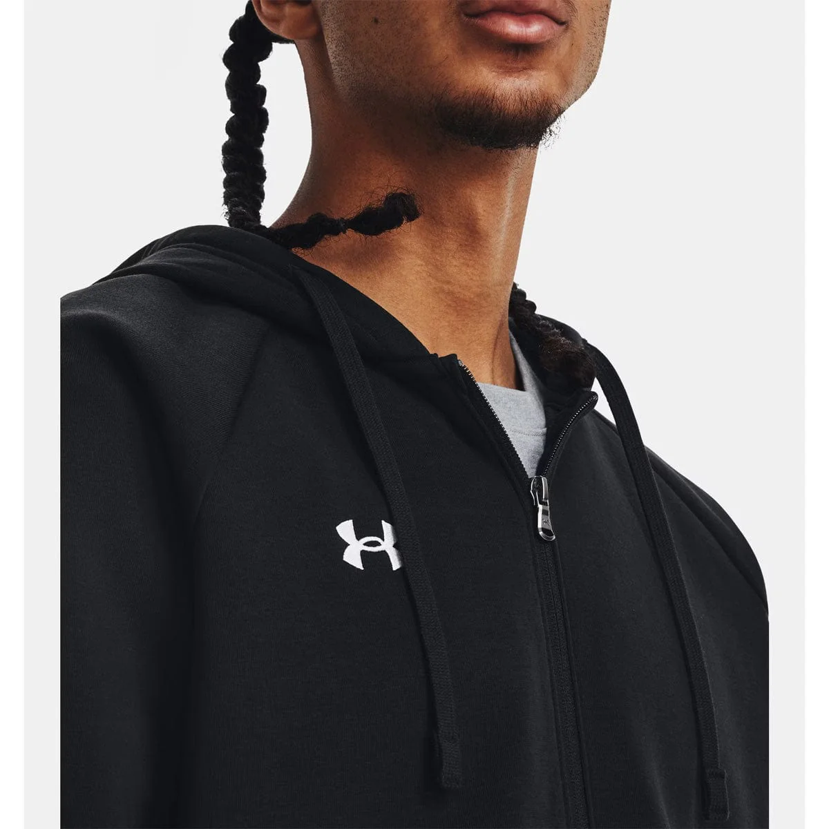 Under Armour Men's UA Rival Fleece Full-Zip Hoodie - Image 4