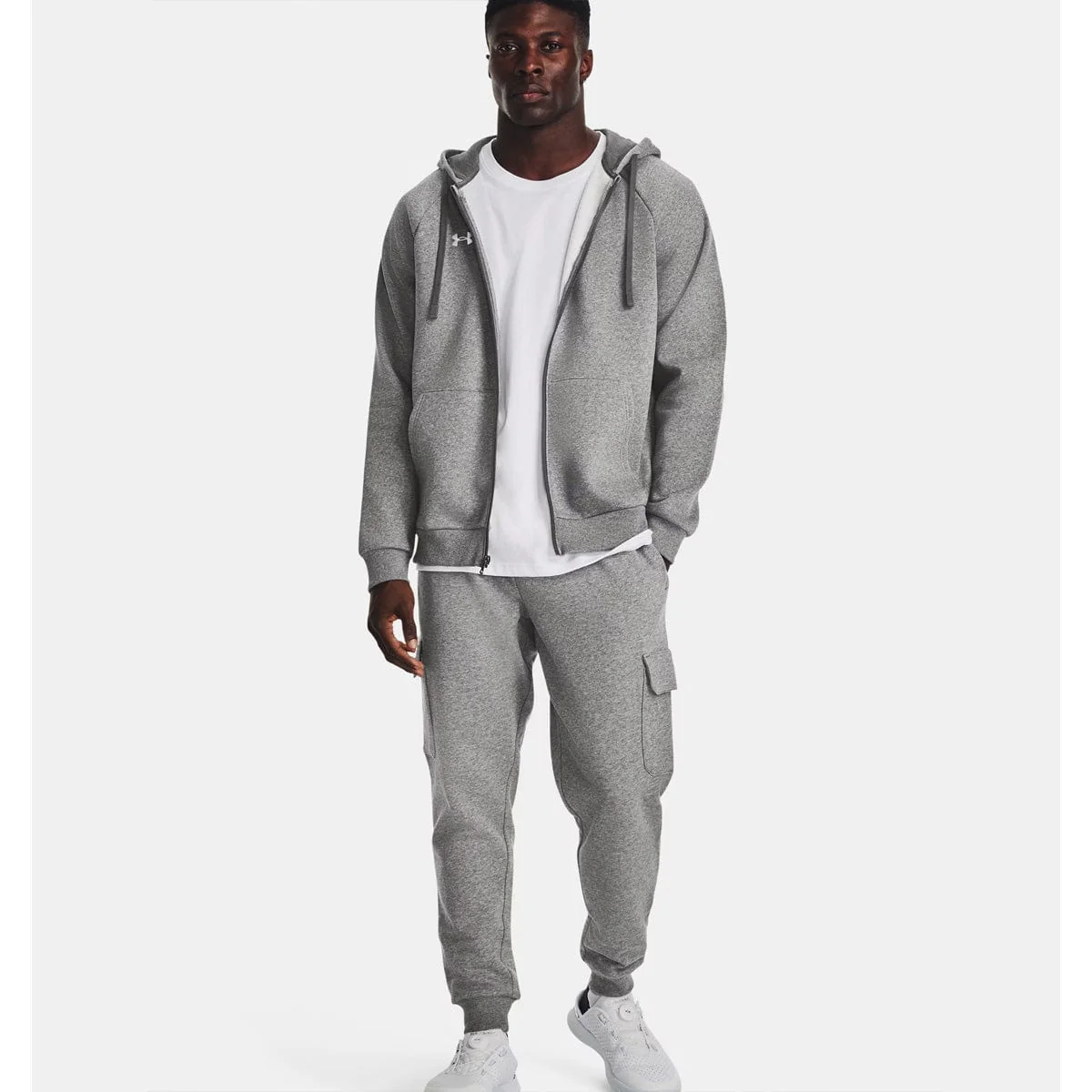 Under Armour Men's UA Rival Fleece Full-Zip Hoodie - Image 9