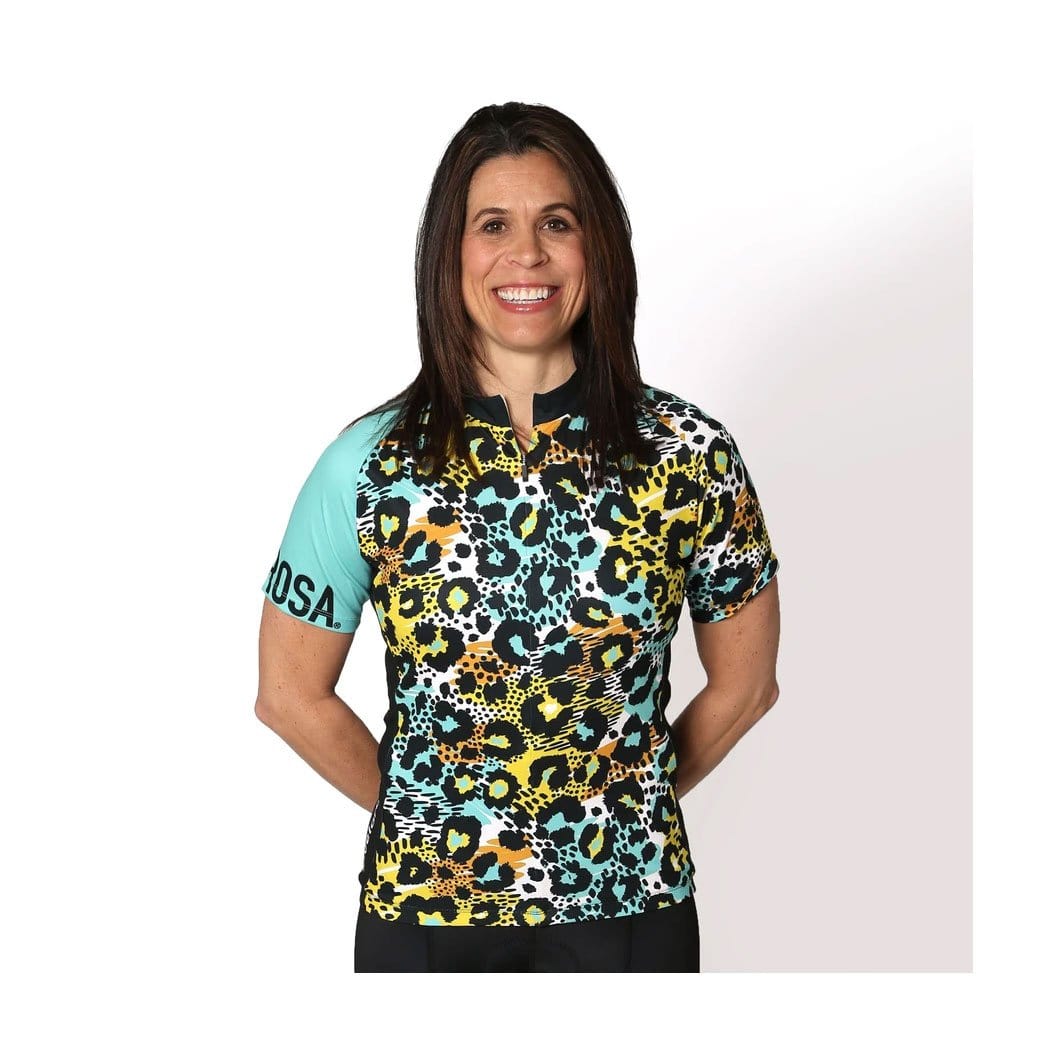 Velorosa Cheetahlicious Womens Cycling Short-Sleeved - Image 2