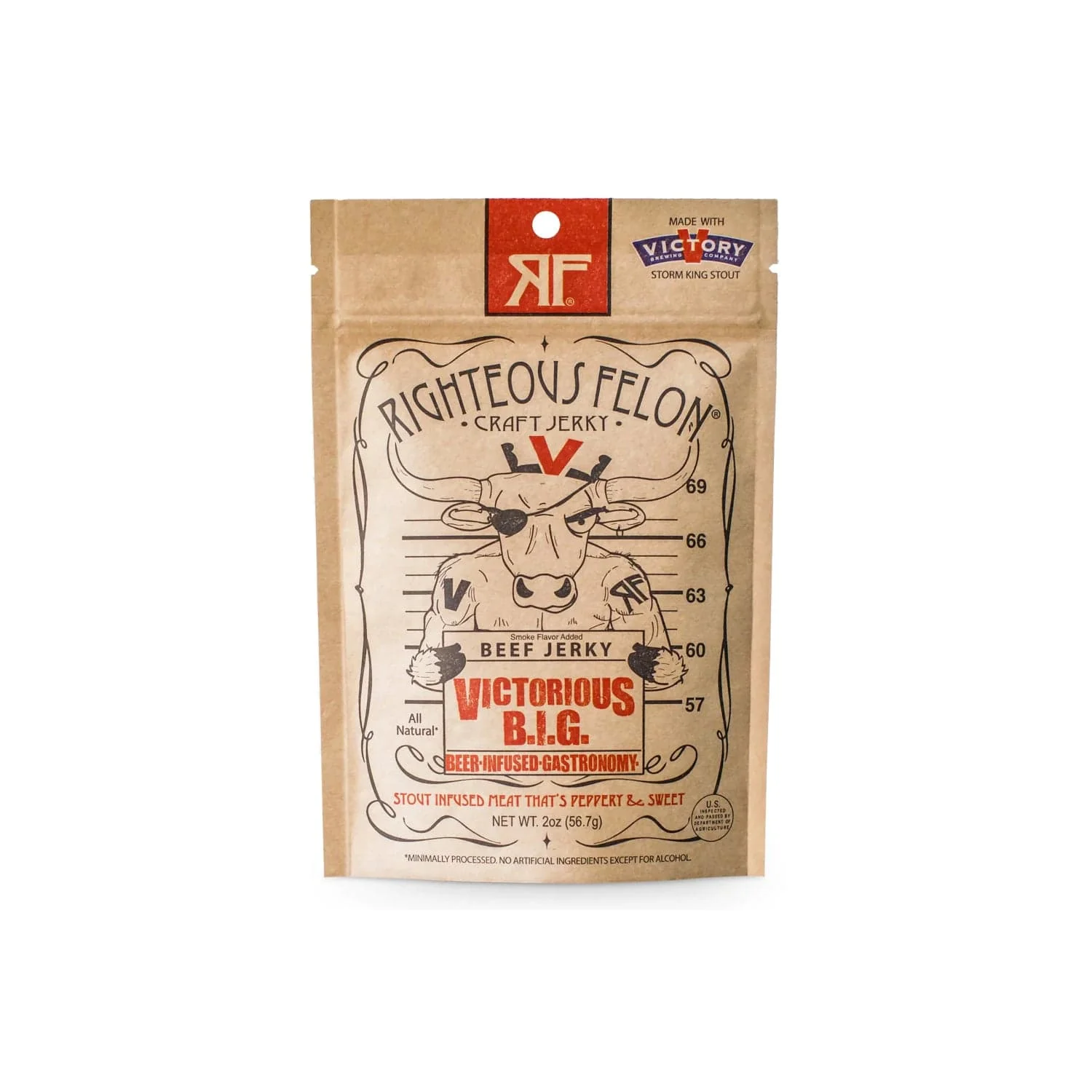 Righteous Felon Victorious B.I.G.  Beef Jerky - Image 2