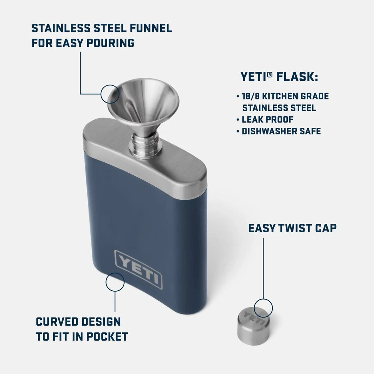 Yeti 7oz Single-Wall Flask - Image 5