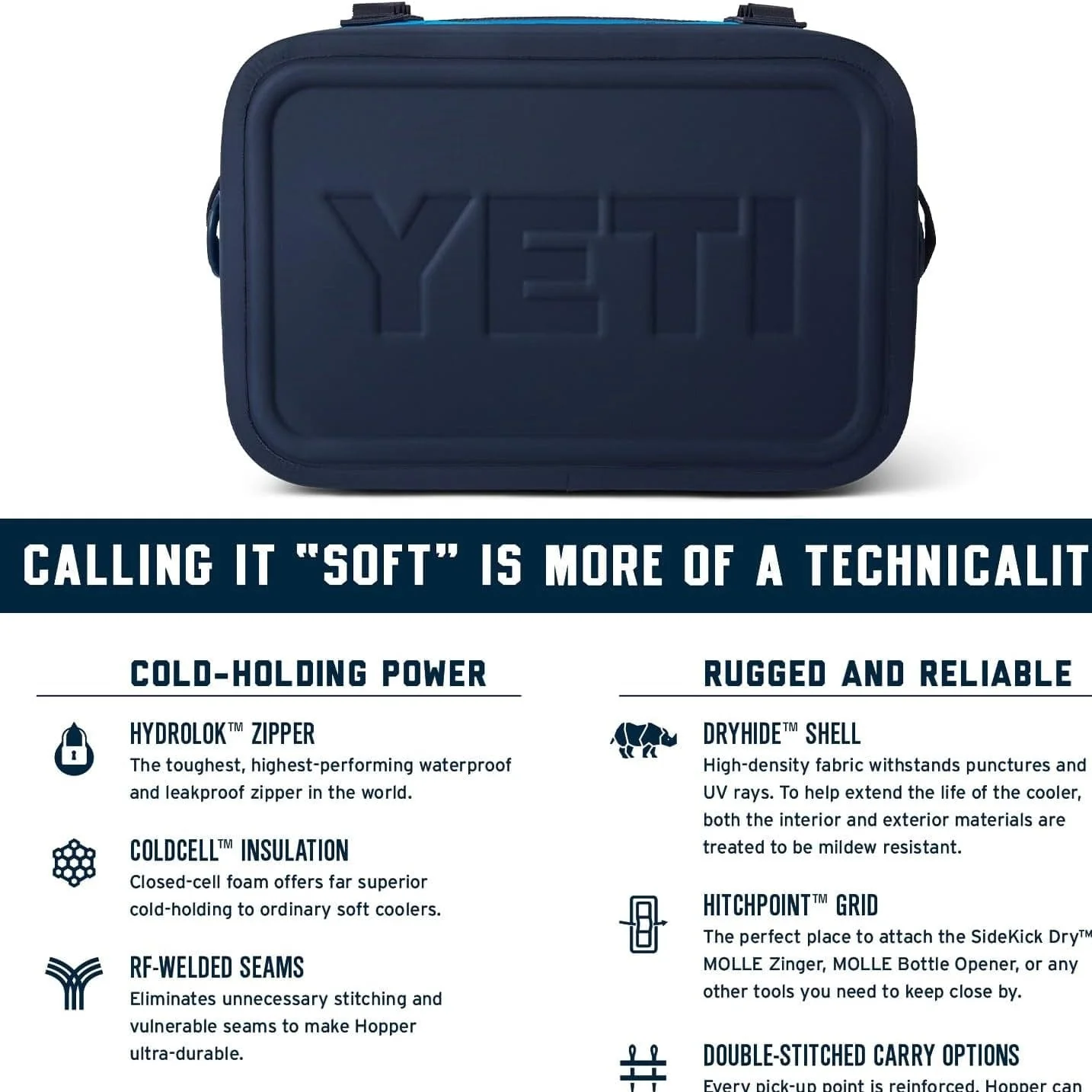 YETI Hopper Flip 18 Soft Cooler - Image 7