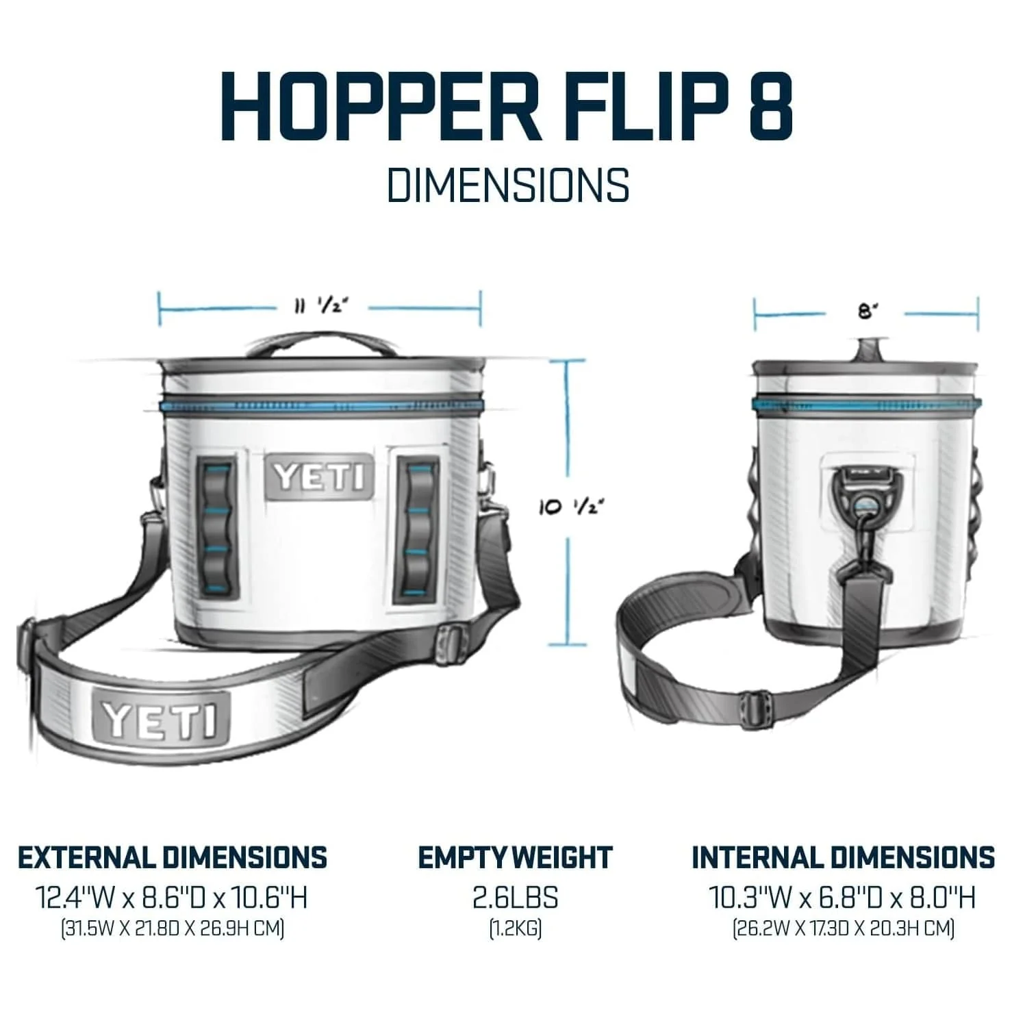 YETI Hopper Flip 8 Soft Cooler - Image 5