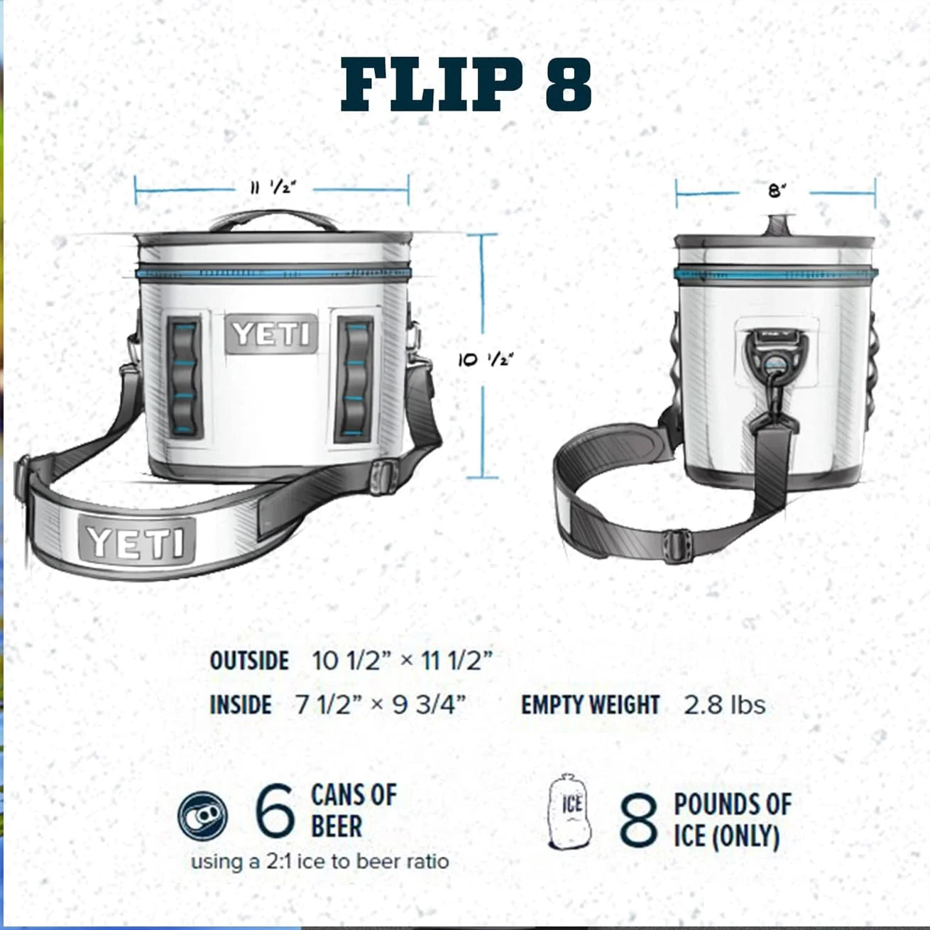 YETI Hopper Flip 8 Soft Cooler - Image 9